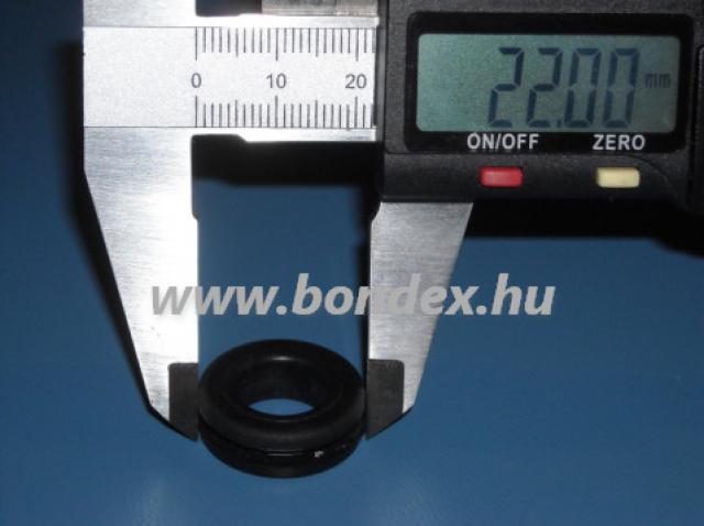kábelátvezető 12 mm vastag elektromos kábelhez